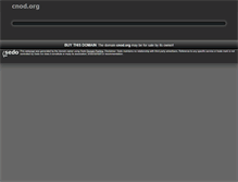 Tablet Screenshot of cnod.org